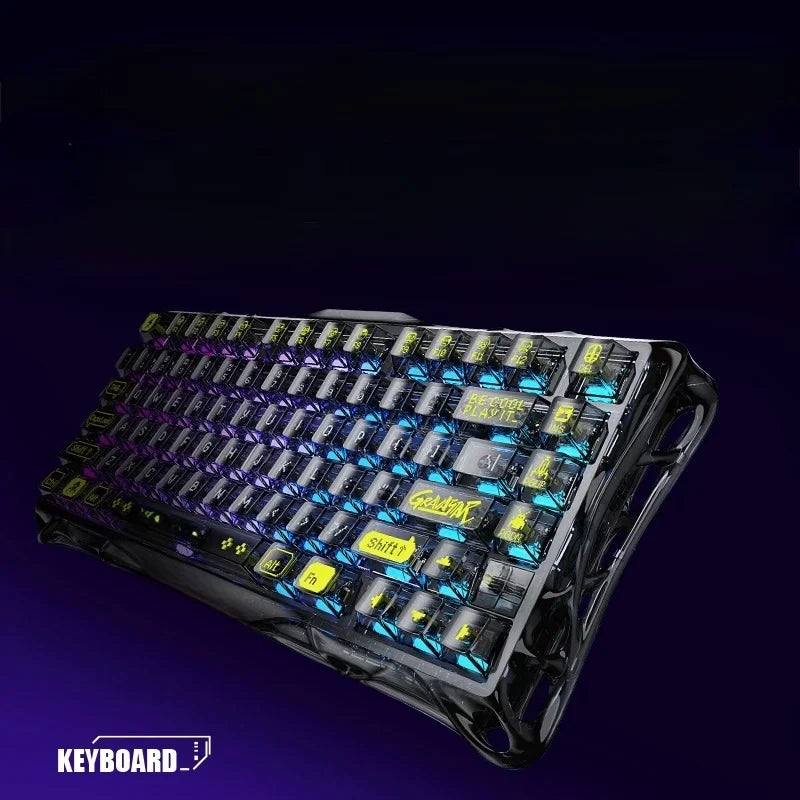 Gravity Planet K1 LITE Wireless Bluetooth Wired Tri-mode Mechanical Keyboard with Backlight for Office, Gaming and General Use