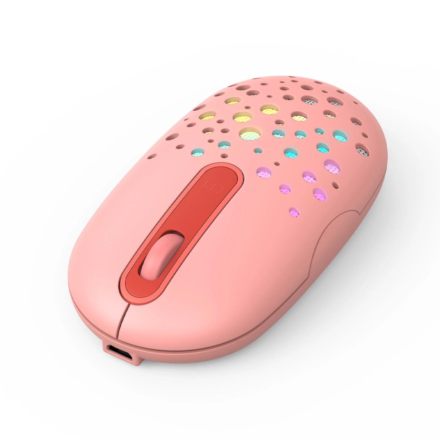 Rechargeable Wireless Mouse 7 Colors LED Backlit Mouse Protable Slim Mini 2.4g Usb Cute Mice for Office Computer Laptop