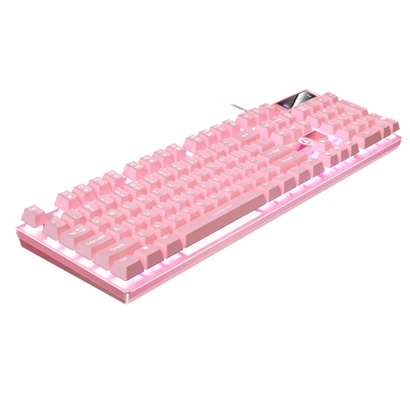 Wired USB Gaming Keyboard with Backlight, 104 Key Gamer Keyboard for Computer/Laptop/PC, Ergonomic Design,Office Gaming Accessor