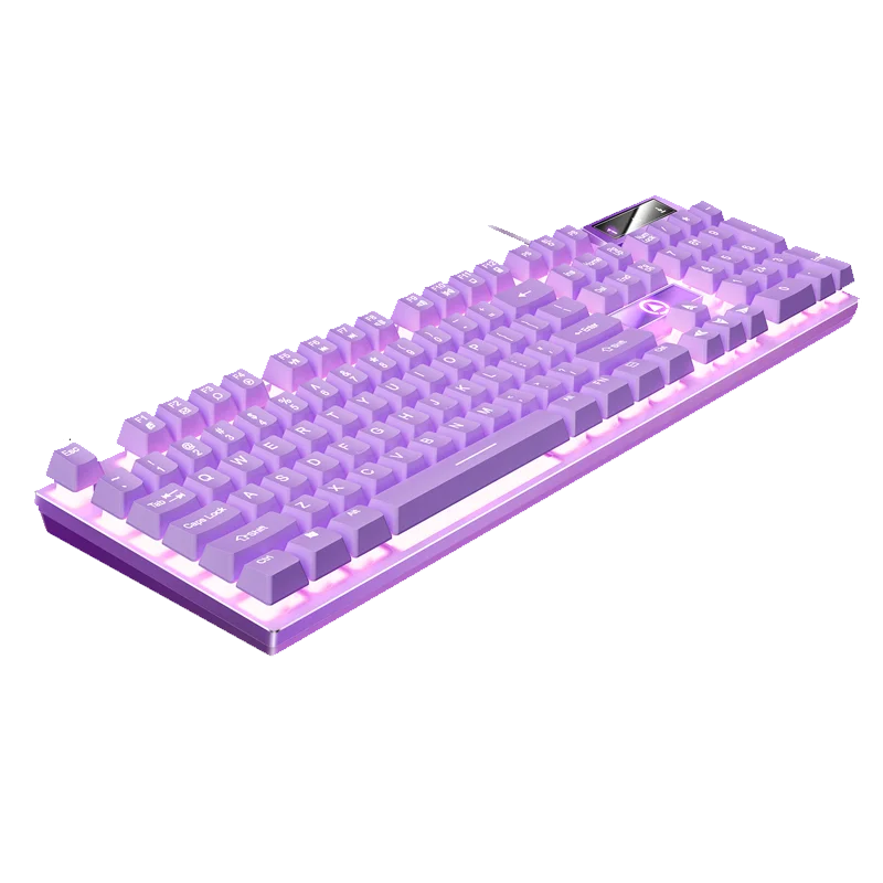 Wired USB Gaming Keyboard with Backlight, 104 Key Gamer Keyboard for Computer/Laptop/PC, Ergonomic Design,Office Gaming Accessor