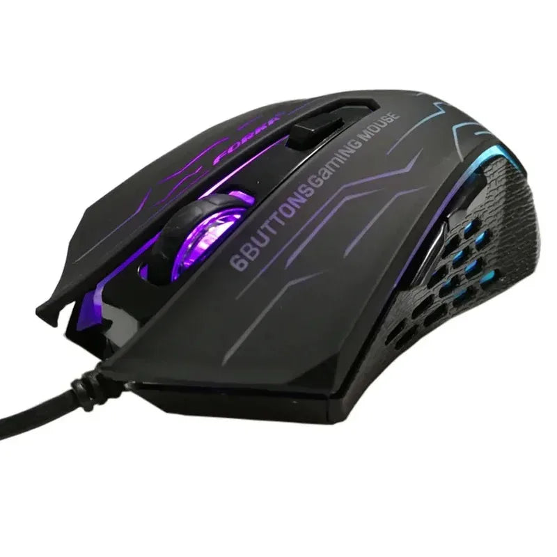 New HOT Silent Click USB Wired Gaming Mouse 6 Buttons 3200DPI Mute Optical Computer Mouse Gamer Mice for PC Laptop Notebook Game