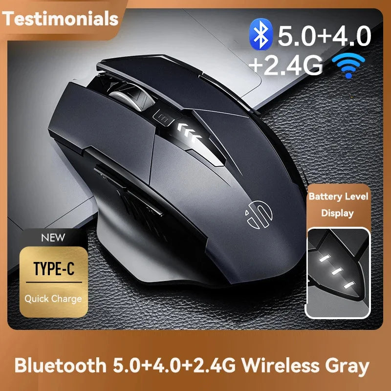 INPHIC F1S/F1/A1 2.4G Wireless Mouse 500mAh Ergonomic Rechargeable Silent Mouse Office Home Laptop Desktop Computer Universal