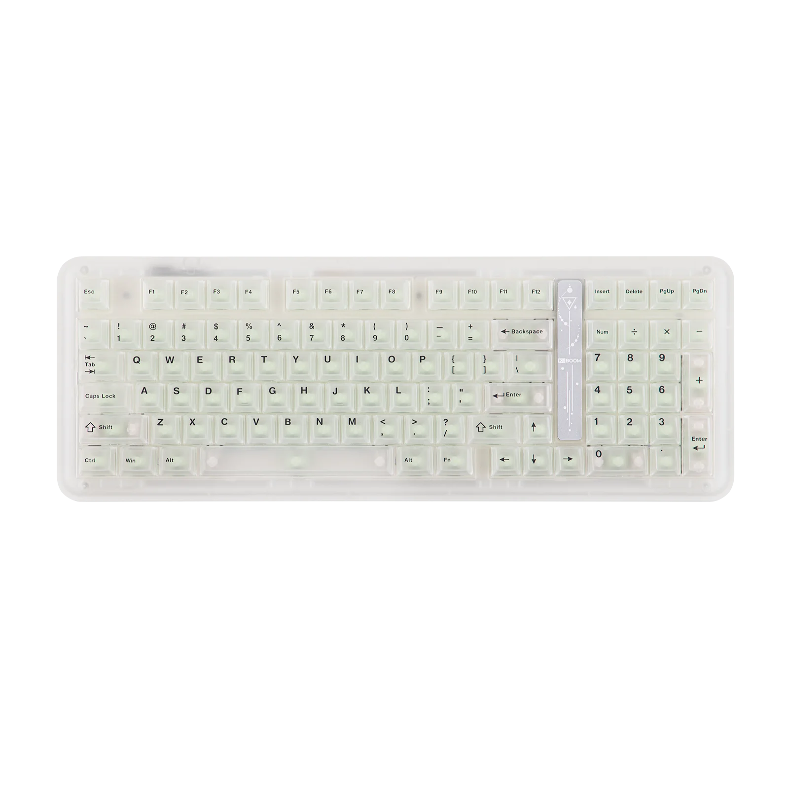 KiiBOOM Phantom98 Lite 96% ANSI US Layout VIA Programmable Gasket Wired/BT/2.4GHz Wireless Mechanical Gaming Keyboard 8000mAh
