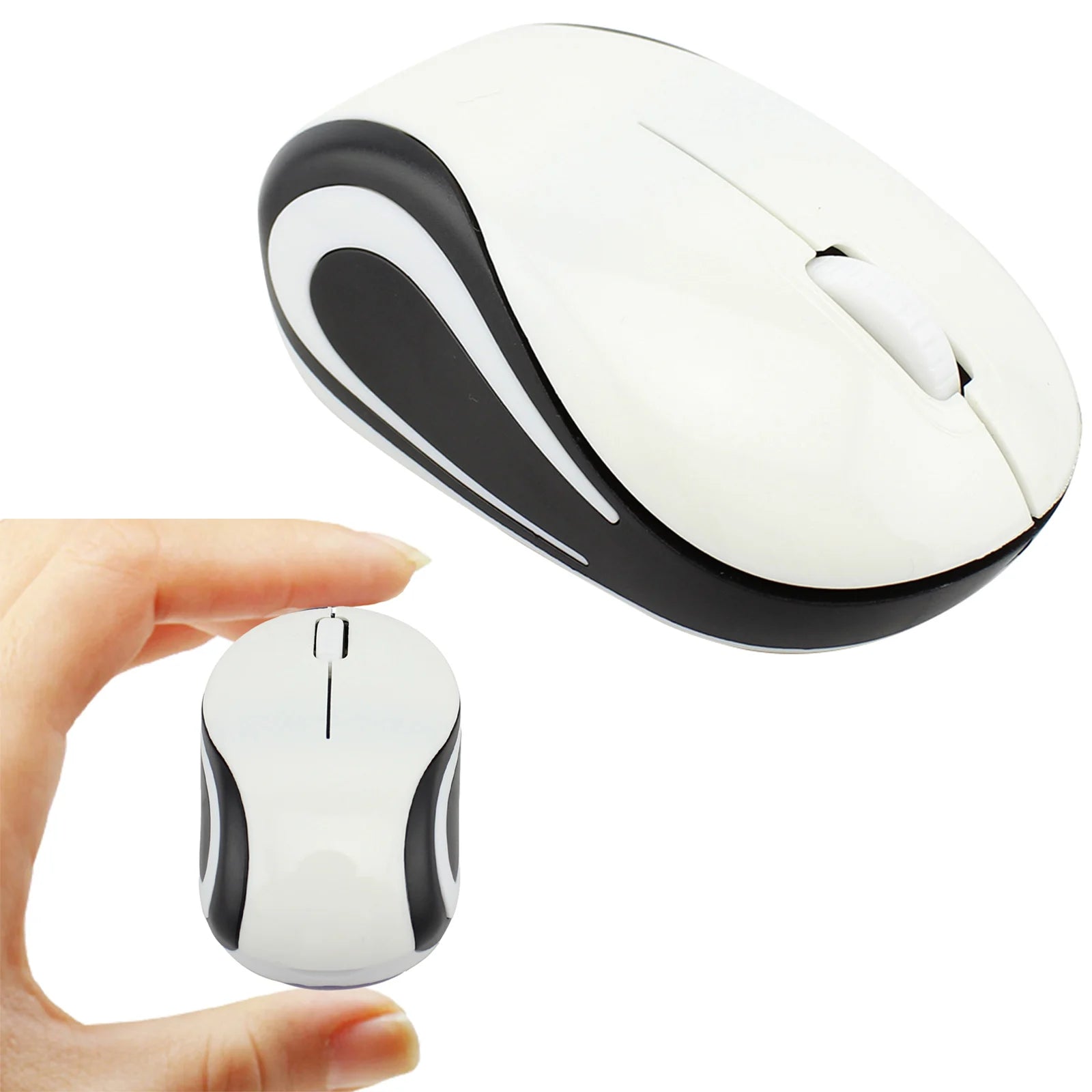 Cute Mantou 2.4G Mini Wireless Mouse 1600DPI Long Battery Life Wireless Gaming Mouse Computer peripherals For Pc Laptop Use