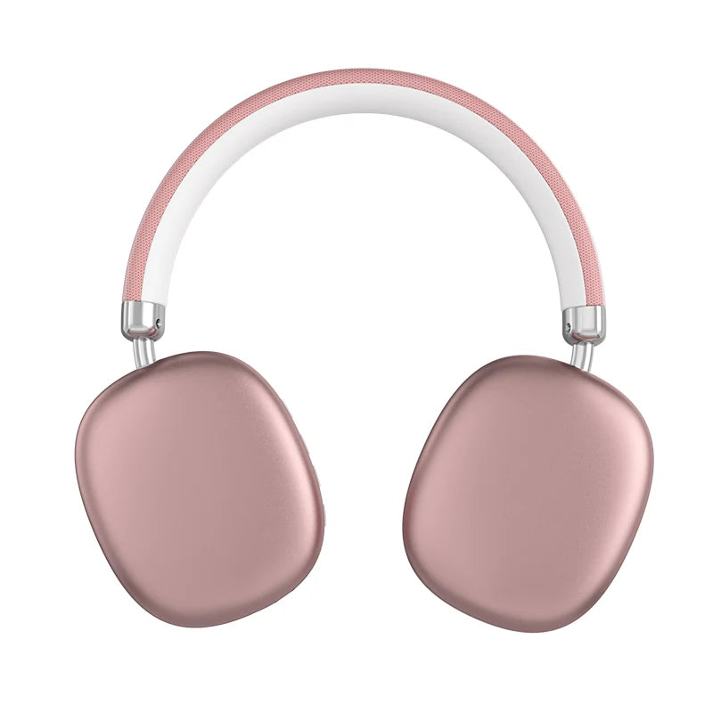 Simple Stylish Foldable Bluetooth Headphones Over Ear HiFi Stereo Wireless Headset Support AUX TF FM For Music Sports