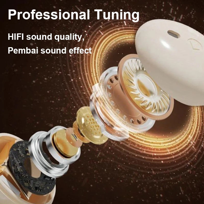 Bluetooth Earphones Wireless Headphones HiFi Stereo TWS pro5 Headset ENC Noise Cancelling HD-Calling Pods Earbuds For Air xiaomi