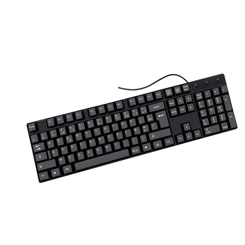 Spanish French  Russian Arabic Letter keycaps Keyboard Gaming Keyboard Usb Wired 104 Keys  For Computer