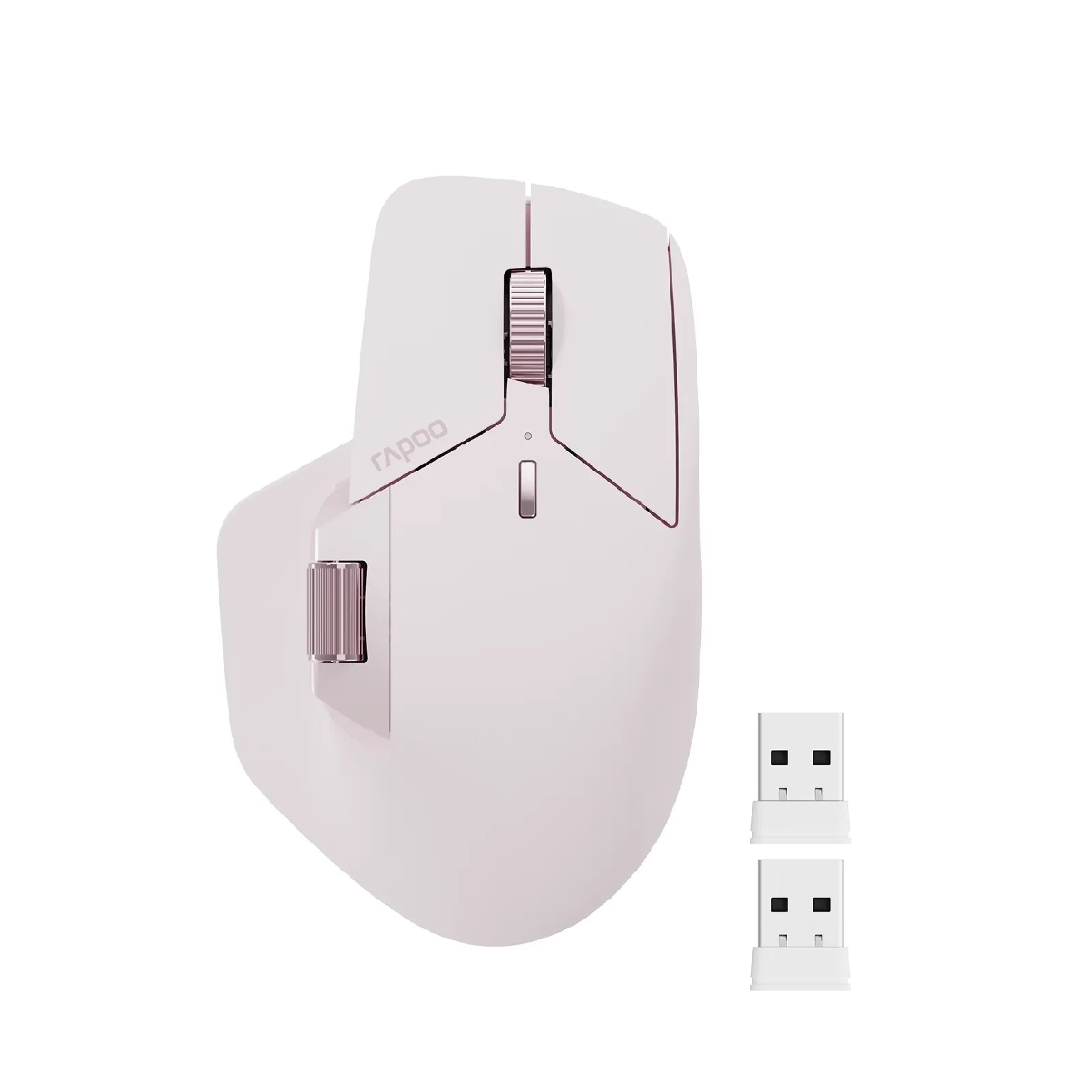 Rapoo MT760/MT760Mini Multi-mode Rechargeable Wireless Mouse Ergonomic 4000 DPI Bluetooth Mouse Easy-Switch Up to 4 Devices
