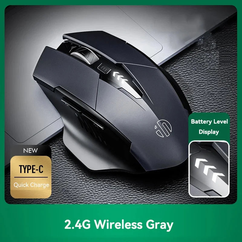 INPHIC F1S/F1/A1 2.4G Wireless Mouse 500mAh Ergonomic Rechargeable Silent Mouse Office Home Laptop Desktop Computer Universal