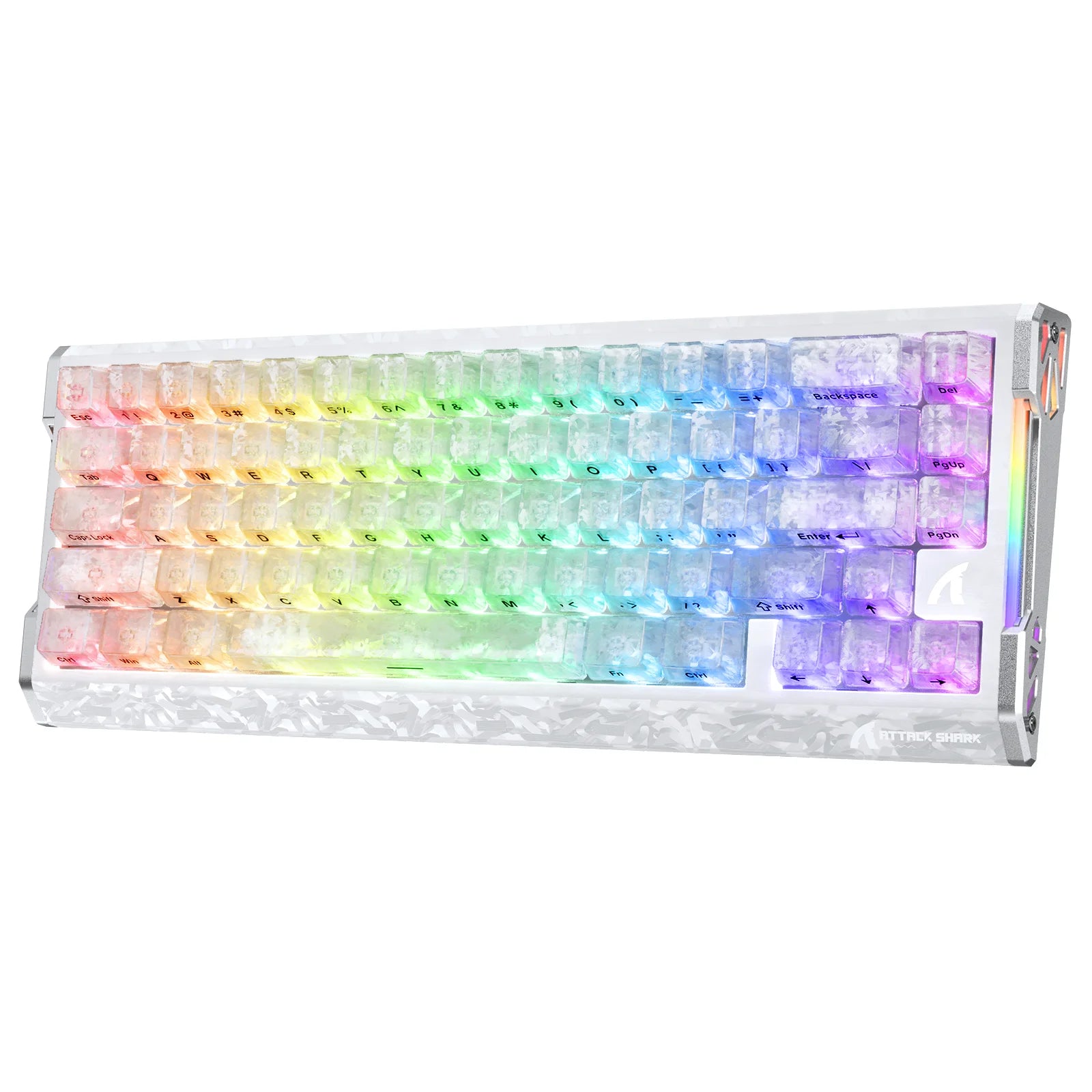 ATTACK SHARK R68HE Wired Keyboard,0.005mm RT Accuracy,8KHz Magnetic Switch,Support RT/Snap Tap/DKS/MT/TGL