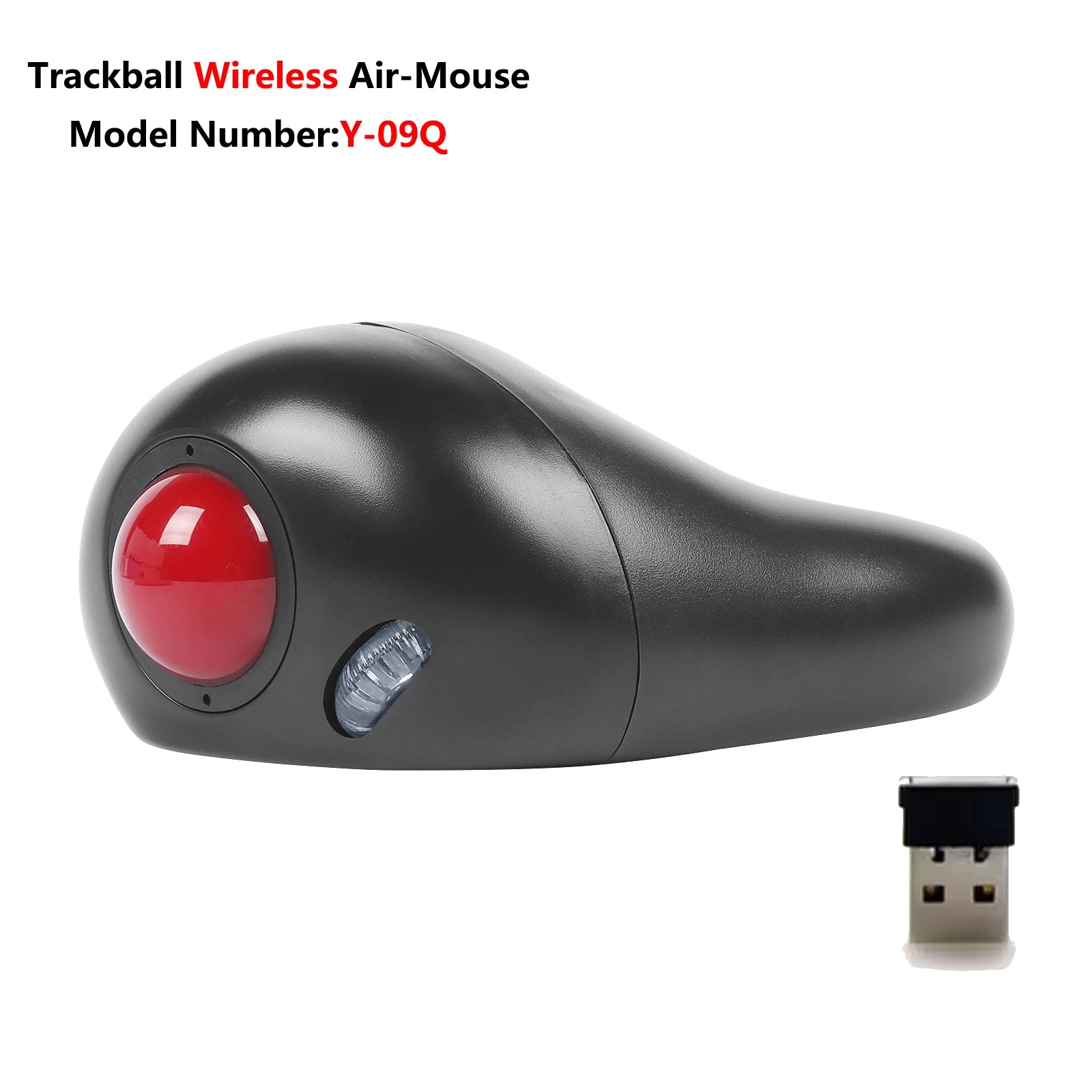 Wireless Trackball Laser Mouse 2.4GHz Wired Thumb-Controlled Digital Vertical USB Optical Ergonomic Mice For PC Tablet Laptop