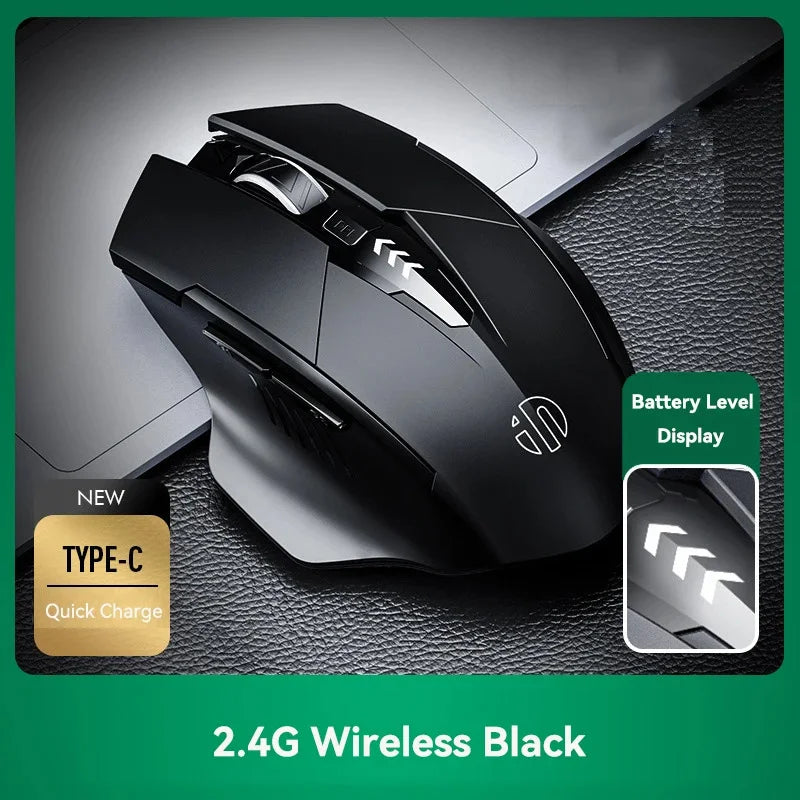 INPHIC F1S/F1/A1 2.4G Wireless Mouse 500mAh Ergonomic Rechargeable Silent Mouse Office Home Laptop Desktop Computer Universal