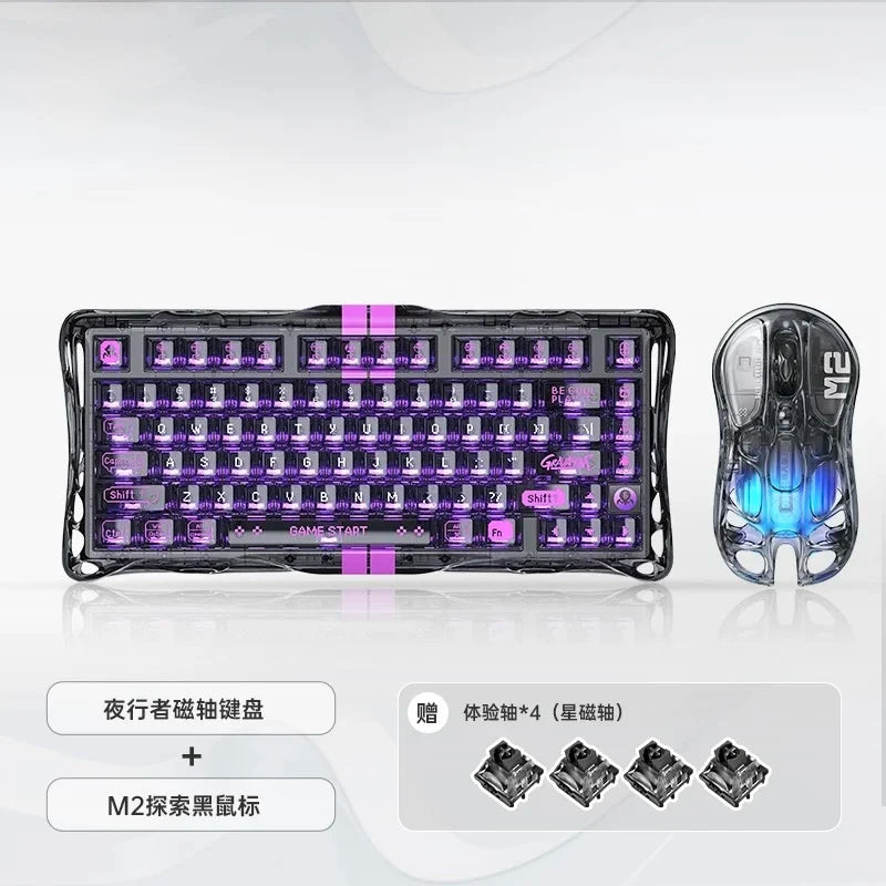 Gravity Planet K1 LITE Wireless Bluetooth Wired Tri-mode Mechanical Keyboard with Backlight for Office, Gaming and General Use