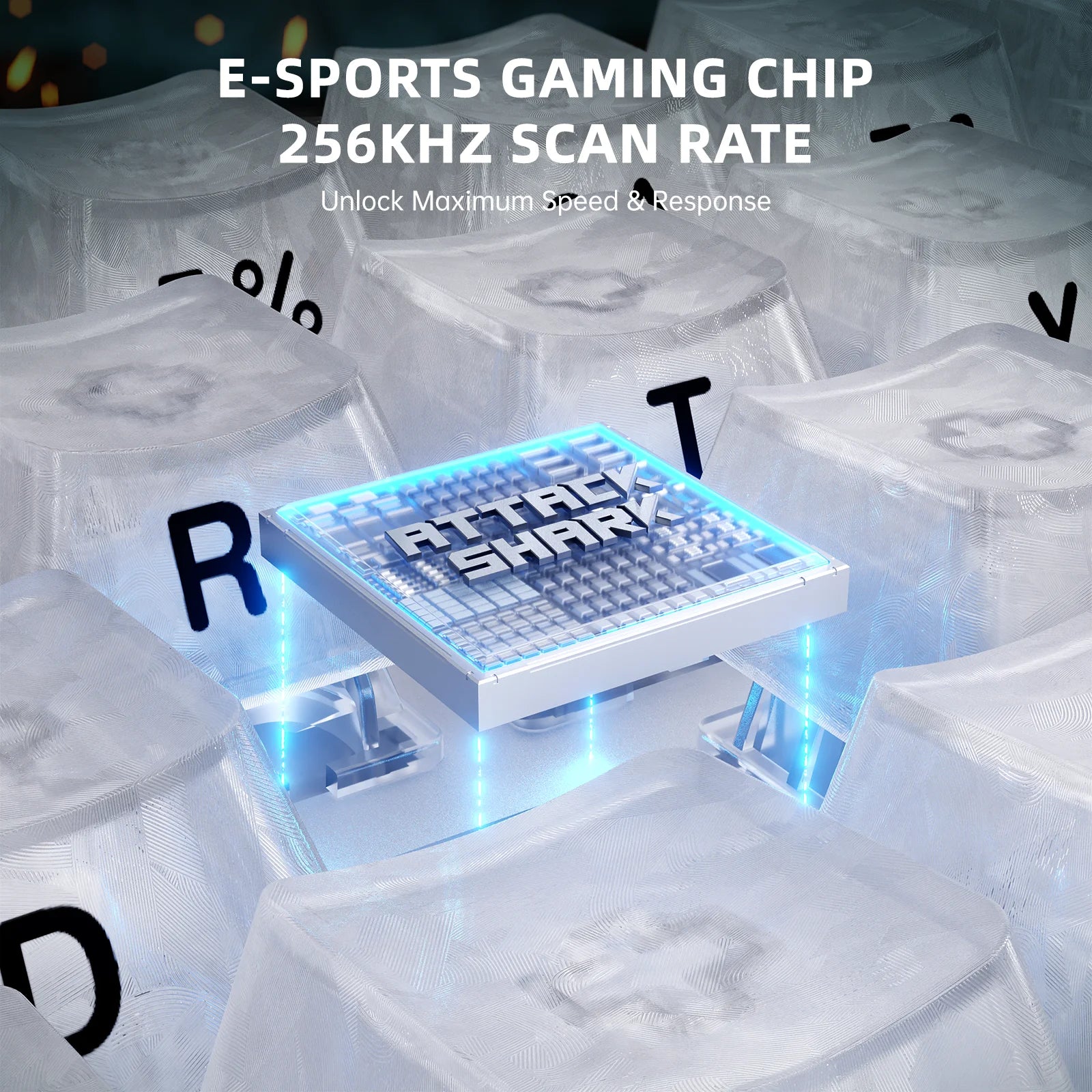 ATTACK SHARK R68HE Wired Keyboard,0.005mm RT Accuracy,8KHz Magnetic Switch,Support RT/Snap Tap/DKS/MT/TGL