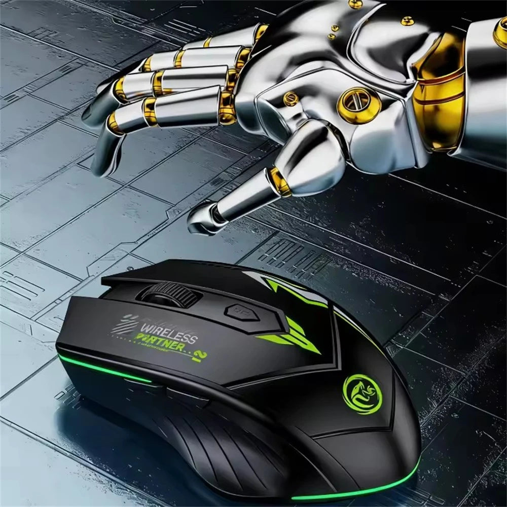 Bluetooth 5.4 Mouse Dual-Mode 2.4G Wireless Mouse 6 Buttons Gaming Mouse Office Silent Mice Rechargeable Mouse For PC Laptop