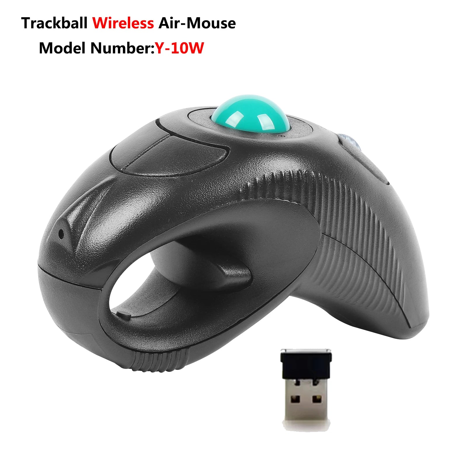 Wireless Trackball Laser Mouse 2.4GHz Wired Thumb-Controlled Digital Vertical USB Optical Ergonomic Mice For PC Tablet Laptop