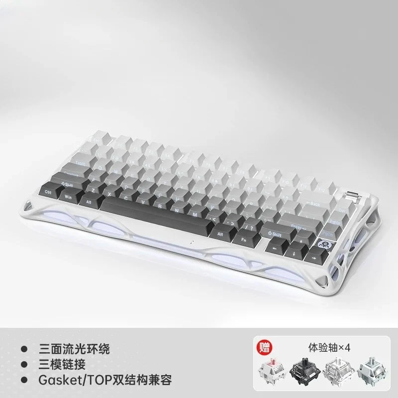 Gravity Planet K1 LITE Wireless Bluetooth Wired Tri-mode Mechanical Keyboard with Backlight for Office, Gaming and General Use