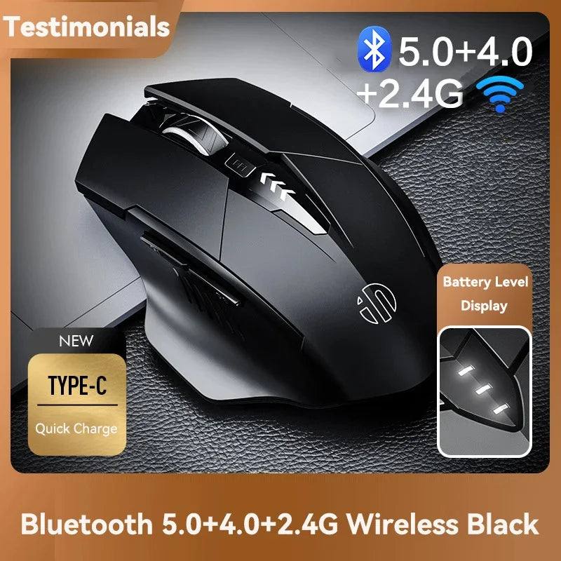INPHIC F1S/F1/A1 2.4G Wireless Mouse 500mAh Ergonomic Rechargeable Silent Mouse Office Home Laptop Desktop Computer Universal
