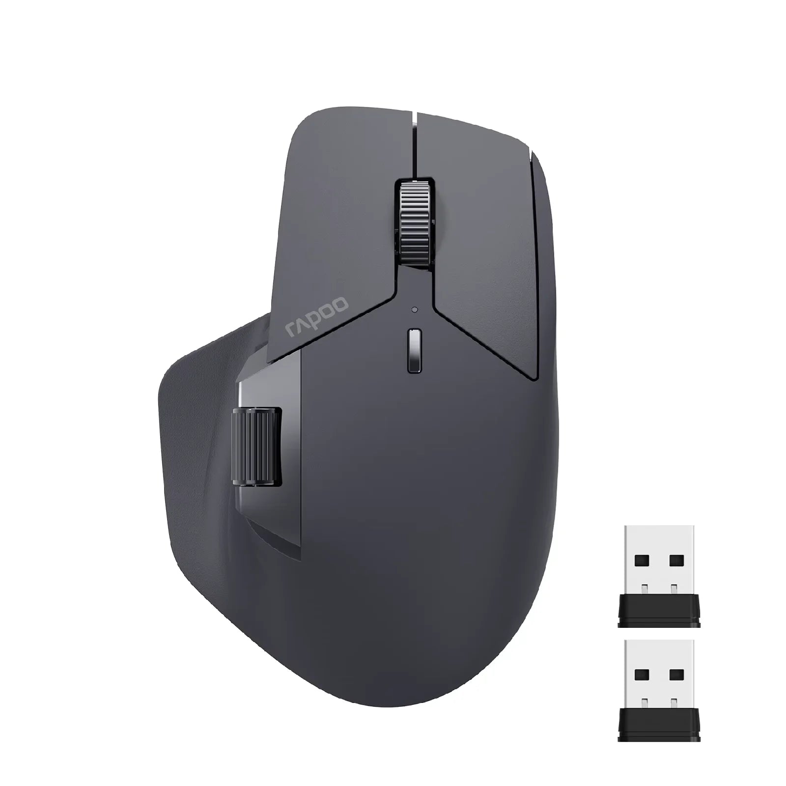 Rapoo MT760/MT760Mini Multi-mode Rechargeable Wireless Mouse Ergonomic 4000 DPI Bluetooth Mouse Easy-Switch Up to 4 Devices